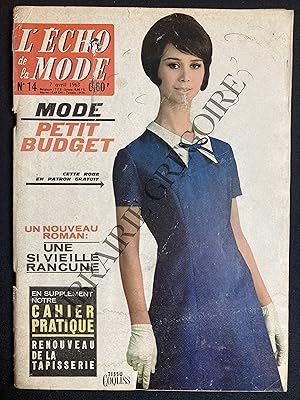 L'ECHO DE LA MODE-N°14-7 AVRIL 1963