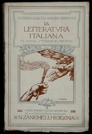 Immagine del venditore per La Letteratura Italiana : Disegno storico-estetico. - Nova (VII) impressione riveduta della III edizione rinnovata venduto da Lirolay