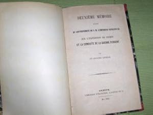 Imagen del vendedor de Deuxieme Memoire adresse au gouvernement de S.M. L`Empereur Napoleon III sur l Expedition de Crimee et la conduite de la Guerre d`Orient par un Officier General. a la venta por Antiquariat am Ungererbad-Wilfrid Robin