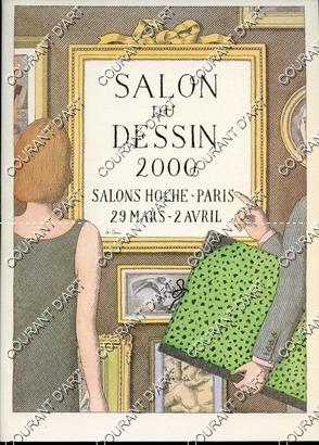 SALON DU DESSIN 2000. SALONS HOCHE. 29/03/2000-02/04/2000. VERNET. COYPEL.COCHELET. BLOEMAERT. BO...