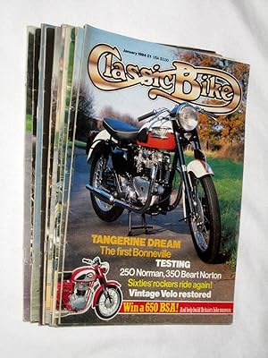 Classic Bike. Monthly Magazine, 1984, January, February, March, June, July, September. October No...