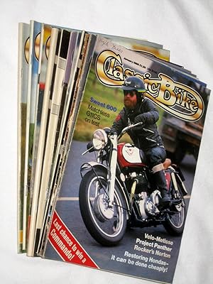 Classic Bike. Monthly Magazine, 1986, January, February, March, April, May, June, July, , Septemb...