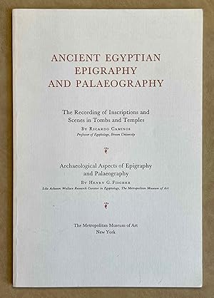 Seller image for The recording of inscriptions and scenes in tombs and temples, and: Archaeological Aspects of Epigraphy and Palaeography for sale by Meretseger Books