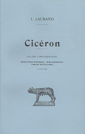 Cicéron volume complémentaire