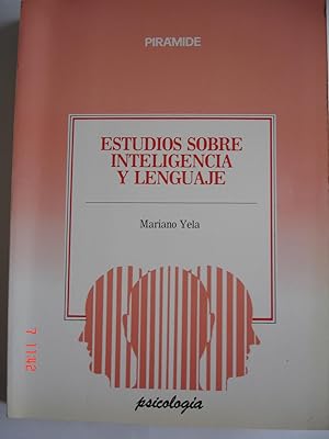 Imagen del vendedor de Estudios sobre inteligencia y lenguaje. a la venta por Librera Mareiro