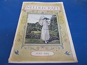 Image du vendeur pour Needlecraft Magazine (July 1919) Complete Issue With Full-Page Cream of Wheat and Borden's Eagle Brand Advertisements mis en vente par Bloomsbury Books