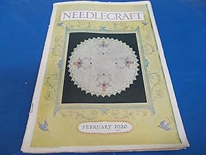 Image du vendeur pour Needlecraft Magazine (February 1920) Complete Issue With Full-Page Cream of Wheat and Colgate's Ribbon Dental Cream Advertisements mis en vente par Bloomsbury Books