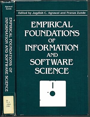 Imagen del vendedor de EMPIRICAL FOUNDATIONS OF INFORMATION AND SOFTWARE SCIENCE: Proceedings of the Second Symposium on Empirical Foundations of Information and Software Science, 3-5 October 1984, Atlanta, Georgia a la venta por SUNSET BOOKS