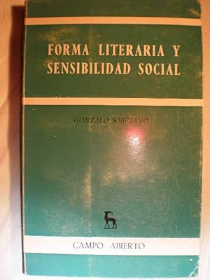 Forma literaria y sensibilidad social ( Mateo Alemán, Galdós, Clarín, el 98 y Valle Inclán)