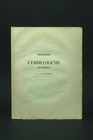 Recherches sur l'embryogénie des Sépioles. 14 p. 1 planche. Mémoire sur la Limacina Arctica. 14 p...