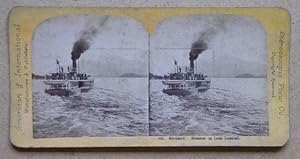 Image du vendeur pour Scotland: Steamer on Loch Lomond. mis en vente par N. G. Lawrie Books