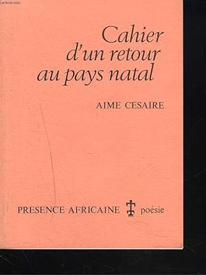 Seller image for CAHIER D'UN RETOUR AU PAYS NATAL. for sale by Le-Livre