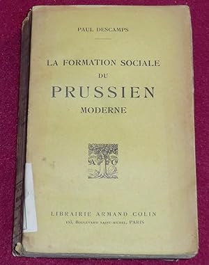 Seller image for LA FORMATION SOCIALE DU PRUSSIEN MODERNE for sale by LE BOUQUINISTE