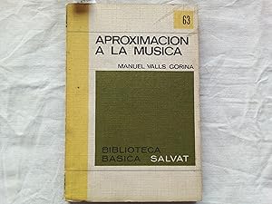 Seller image for Aproximaci�n a la m�sica. for sale by Librer�a "Franz Kafka" M�xico.