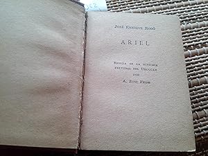 Imagen del vendedor de Ariel. a la venta por Librera "Franz Kafka" Mxico.