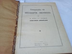 Imagen del vendedor de Compendio de geografa universal. a la venta por Librera "Franz Kafka" Mxico.