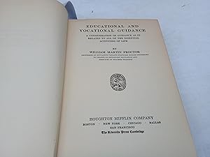 Seller image for Educational and vocational guidance a consideration of guidance as it relates to all of the essential activities of life. for sale by Librera "Franz Kafka" Mxico.