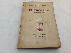 Imagen del vendedor de El profeta. a la venta por Librera "Franz Kafka" Mxico.