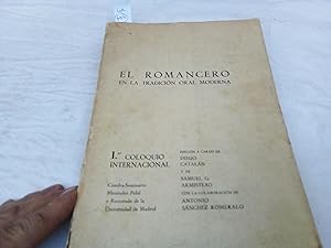 Imagen del vendedor de El Romancero en la tradicin oral moderna. 1er. Coloquio internacional. (Ctedra-Seminario Menndez Pidal y Rectorado de la Universidad de Madrid). a la venta por Librera "Franz Kafka" Mxico.