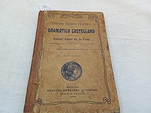 Immagine del venditore per Eptome terico prctico de gramtica castellana. venduto da Librera "Franz Kafka" Mxico.