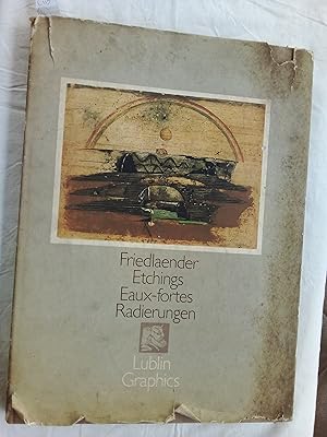 Imagen del vendedor de Etchings, Eaux-forttes, Radierungen. a la venta por Librera "Franz Kafka" Mxico.