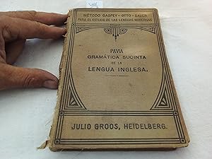 Imagen del vendedor de Gramtica sucinta de la lengua inglesa. a la venta por Librera "Franz Kafka" Mxico.