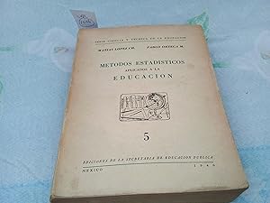 Imagen del vendedor de Mtodos estadsticos Aplicados a la Educacin. a la venta por Librera "Franz Kafka" Mxico.