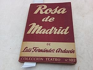 Immagine del venditore per Rosa de Madrid (drama en tres actos y en verso). venduto da Librera "Franz Kafka" Mxico.