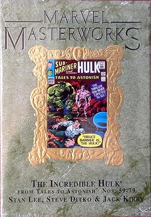 Imagen del vendedor de MARVEL MASTERWORKS Vol. 39 (Hardcover Limited Edition - Gold Foil Variant) : The INCREDIBLE HULK from Tales To Astonish Nos. 59-79 a la venta por OUTSIDER ENTERPRISES