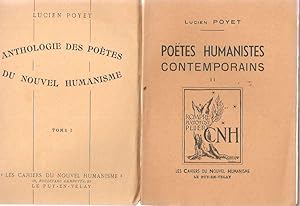 Poètes Humanistes Contemporains.Tomes 1 et 2
