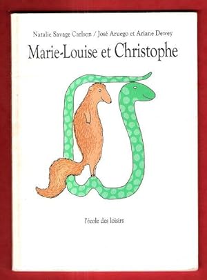 Seller image for Marie Louise et Christophe for sale by Au vert paradis du livre