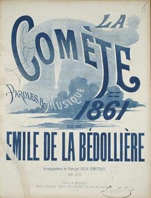 La comète de 1861. Accompagnement de piano par Oscar Comettant