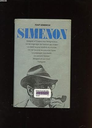 Image du vendeur pour OEUVRES ROMANESQUE. TOME 2. MAIGRET ET L'INSPECTEUR MALGRACIEUX. LE TEMOIGNAGE DE L'ENFANT DE CHOEUR. LE CLIENT LE PLUS OBSTINE DU MONDE. ON NE TUE PAS LES PAUVRES TYPES. LE PASSAGER CLANDESTIN. LA JUMENT PERDUE. MAIGRET ET SON MORT. PEDIGREE mis en vente par Le-Livre