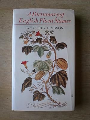 Imagen del vendedor de Dictionary of English Plant Names a la venta por Black Box Books