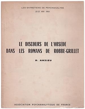 Imagen del vendedor de Le discours de l'obsd dans les romans de Robbe-Grillet a la venta por LibrairieLaLettre2