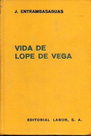 Bild des Verkufers fr VIDA DE LOPE DE VEGA. Con 16 lminas. zum Verkauf von angeles sancha libros