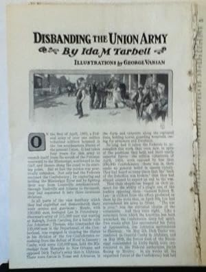 Imagen del vendedor de Disbanding The Union Army a la venta por Legacy Books II