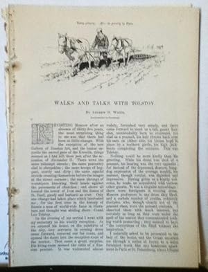 Seller image for Walks And Talks With Tolstoy for sale by Legacy Books II