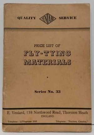 Price List of Fly-Tying Materials, Series No. 33