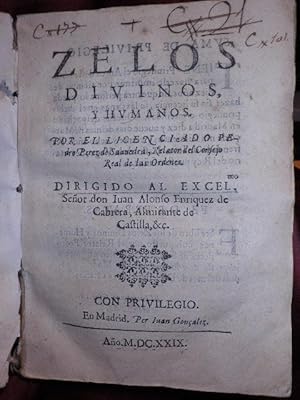 ZELOS DIVINOS Y HUMANOS