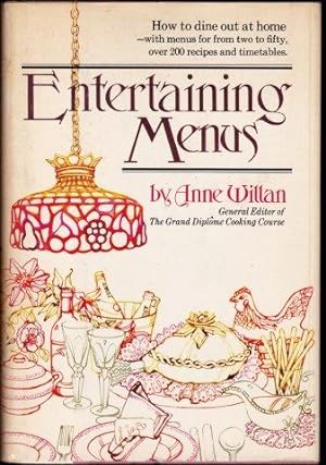 Imagen del vendedor de Entertaining Menus. How to dine out at home with menus from two to fifty. 1st. edn. a la venta por Janet Clarke Books ABA