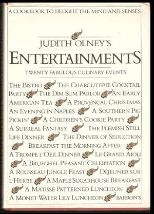 Bild des Verkufers fr Entertainments. A Cookbook to Delight the Mind and the Senses. 1st. edn. zum Verkauf von Janet Clarke Books ABA