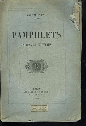 Bild des Verkufers fr OEUVRES TOME III. PAMPHLETS ANCIENS ET NOUVEAUX. zum Verkauf von Le-Livre