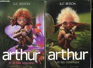 Image du vendeur pour 2 TOMES. ARTHUR ET LES MINIMOYS. ARTHUR ET LA CITE INTERDITE. mis en vente par Le-Livre