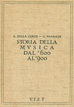 Bild des Verkufers fr STORIA DELLA MUSICA DAL SEICENTO AL NOVECENTO. zum Verkauf von studio bibliografico pera s.a.s.