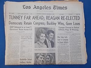 Los Angeles Times Newspaper (Complete Parts One Through Four: Wednesday Morning, November 4, 1970...