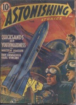 Bild des Verkufers fr ASTONISHING Stories: October, Oct. 1940 zum Verkauf von Books from the Crypt