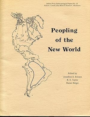 Imagen del vendedor de Peopling of the New World a la venta por RT Books