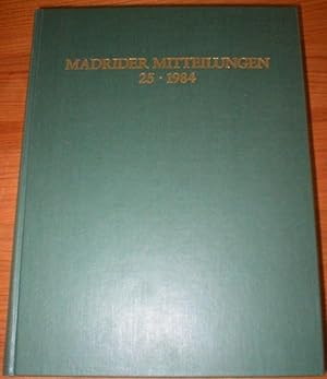 Madrider Mitteilungen Band 25 - 1984.