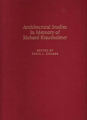 Imagen del vendedor de Architectural Studies in Memory of Richard Krautheimer. a la venta por Buchhandel Jrgens